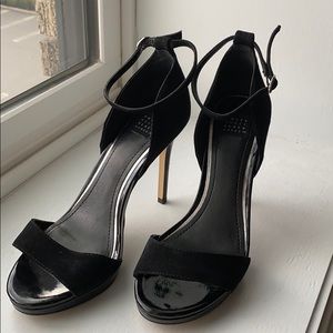 Black WHBM strappy heel